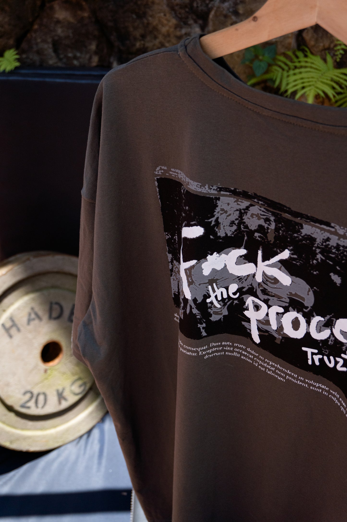 Oversized T-Shirt 'Fuck The Process'