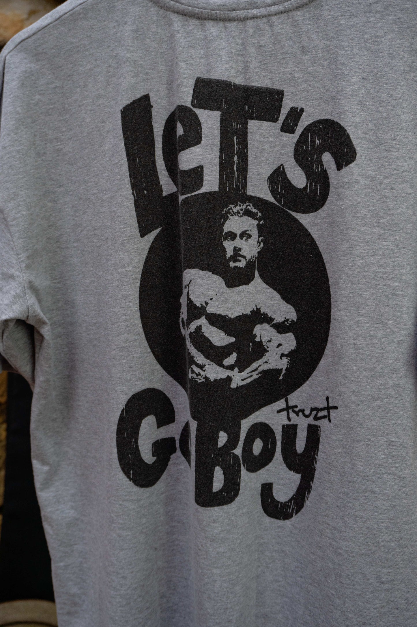 Oversized T-Shirt 'Let´s go boy'