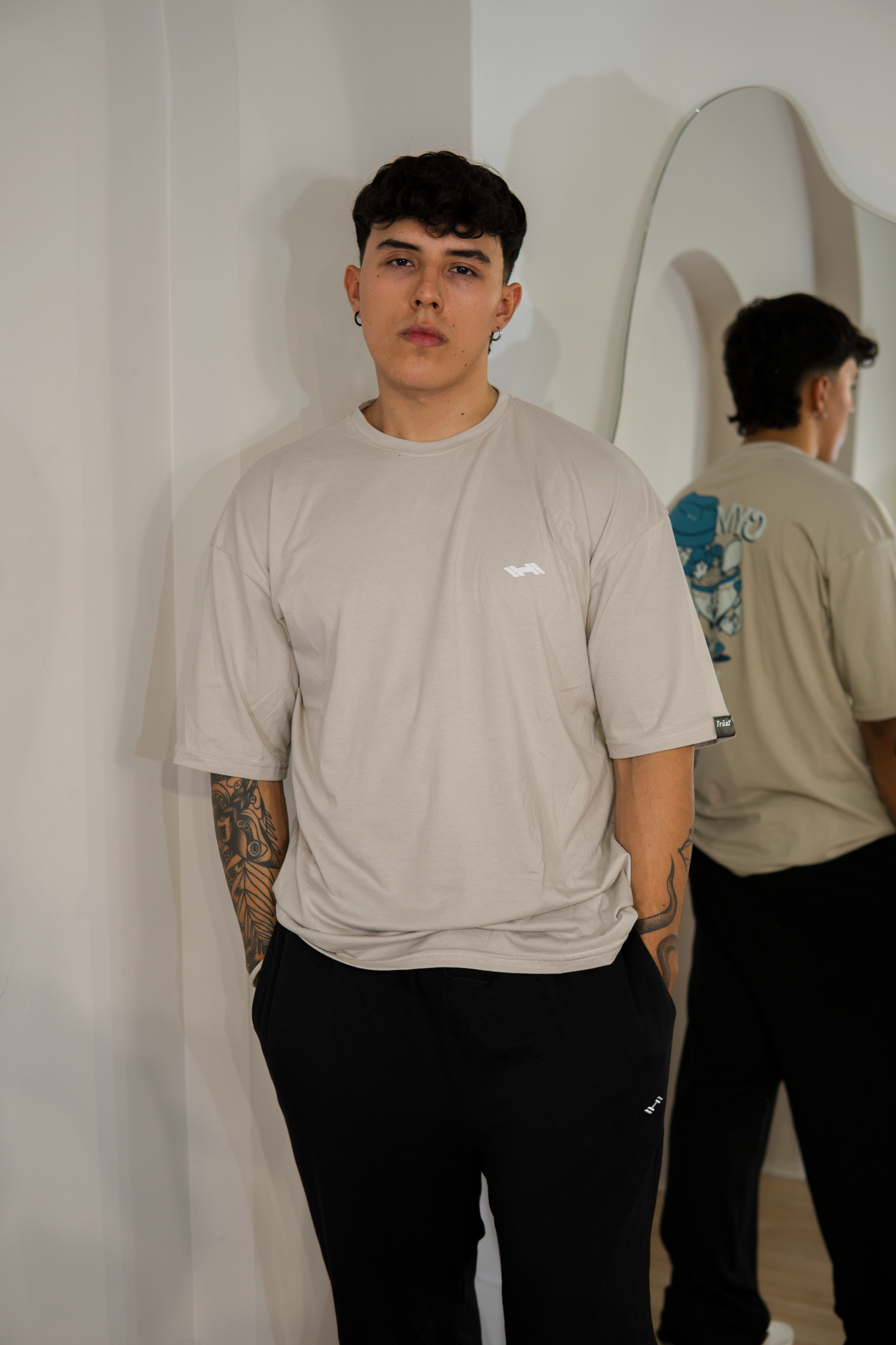 Oversized T-Shirt 'Gym Bros'