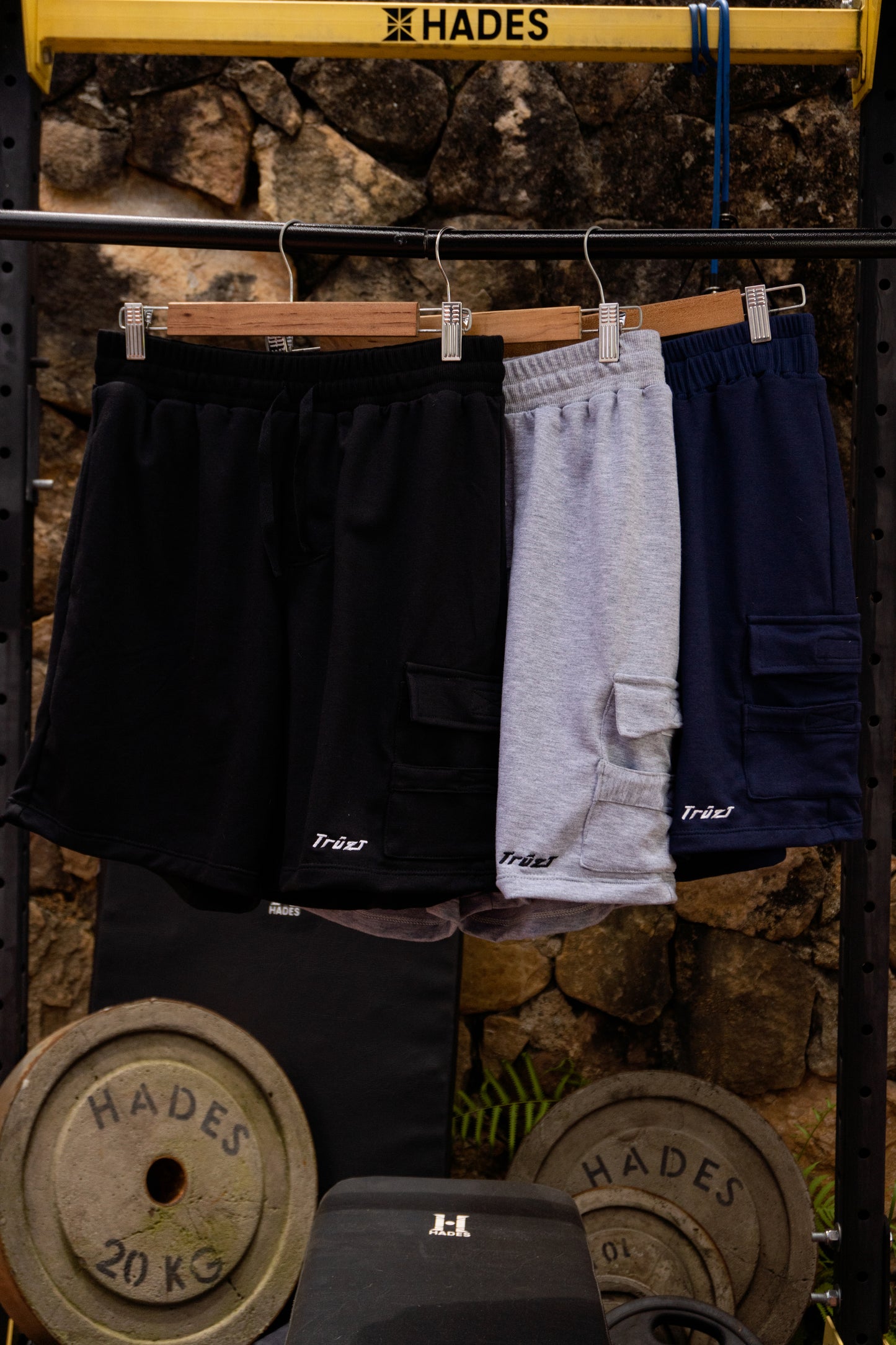 Pantalonetas tipo cargo para entrenar