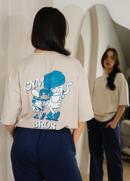 Oversized T-Shirt 'Gym Bros'